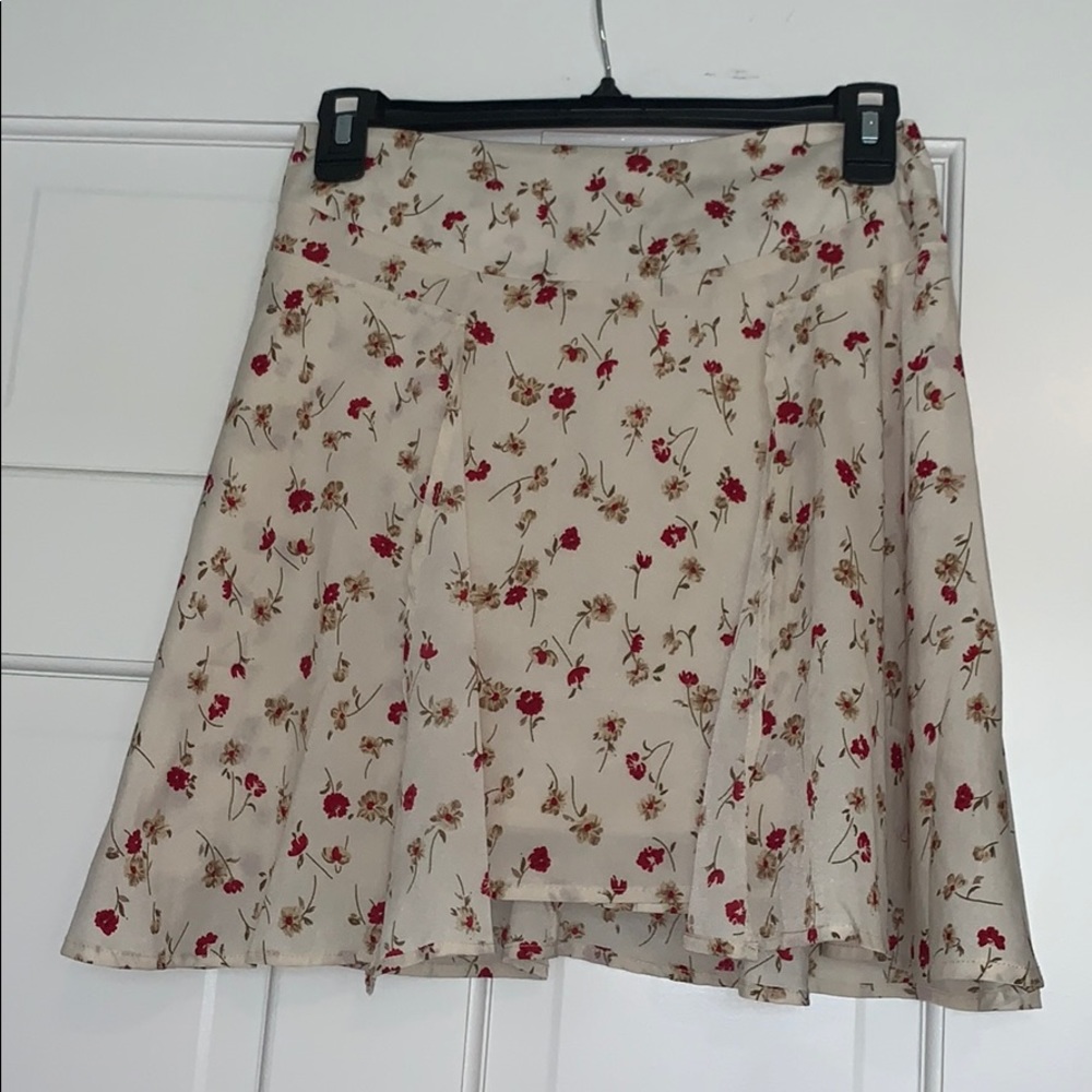 Shein floral skirt